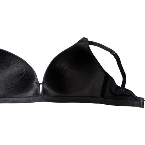 Anne Klein Womens Black Soft Cup Bra Size 34DD Adjustable Straps & Back Closure - Picture 10 of 12